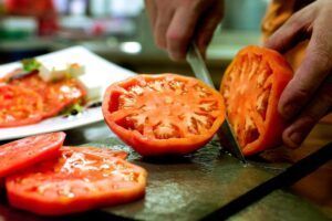 Fotografía de producto de Tomate Rosa del Somontano. Producto de la tierra