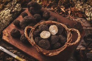 Fotografía de producto de Trufas Negras. Producto de la tierra